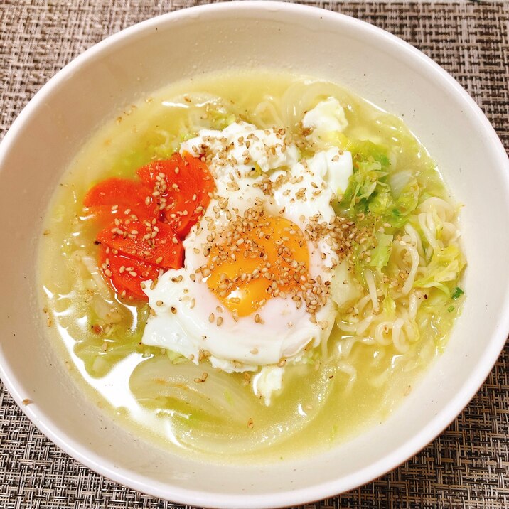 袋ラーメンにちょい足し